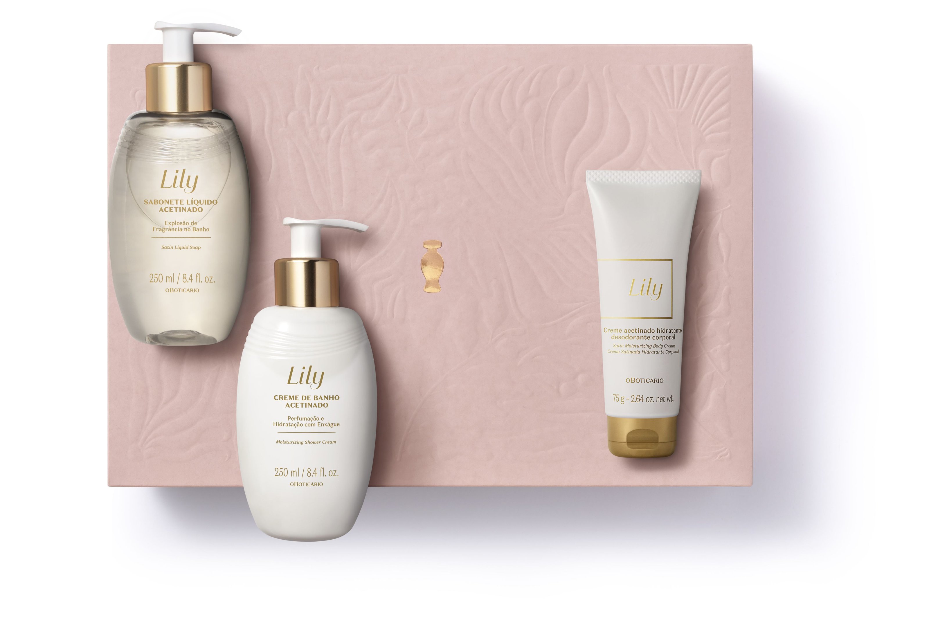 kit Lilly de O Boticário perfeito para ser um dos presentes de última hora de dia das mães
