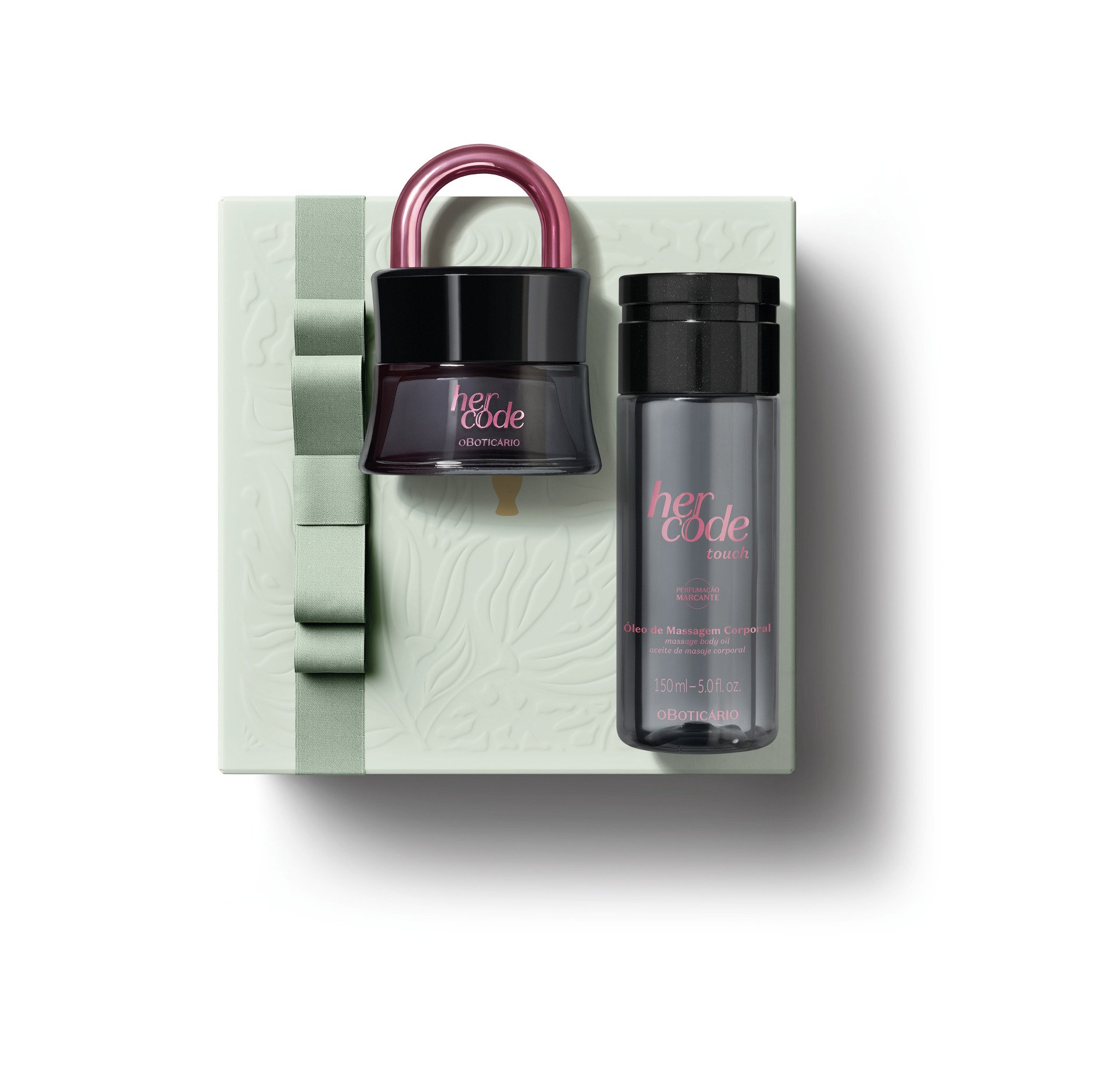 Kit Her Code Touch de O Boticário, perfeito para ser uma dos presentes de última hora de dia das mães