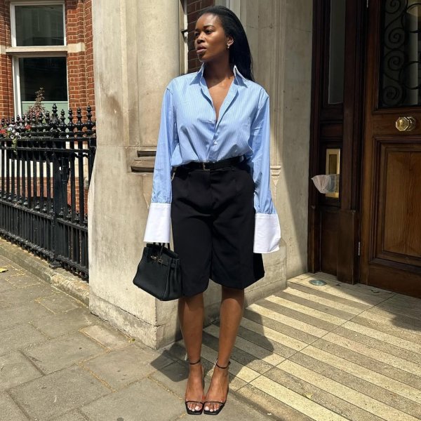 Camisa azul listrada: como usar e onde encontrar a peça estilosa