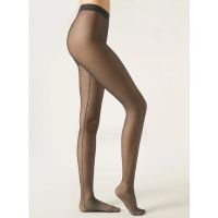 Meia-Calça Brilhante Em Tule - Preto
