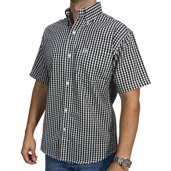 Camisa Country Classic Manga Curta Xadrez