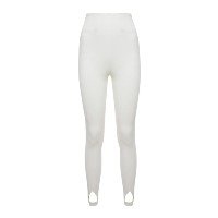 Calça Fuseau Canelada Off White