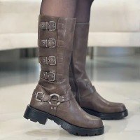 Bota Feminina Suelen Cano médio Marrom - Cadência Feminina