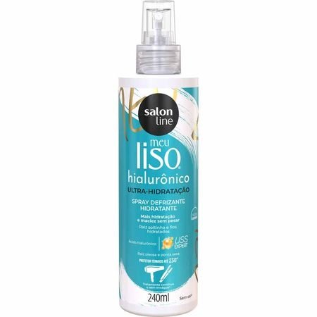 Spray Defrizante Protetor Térmico Salon Line Meu Liso Hialurônico Ultra-Hid