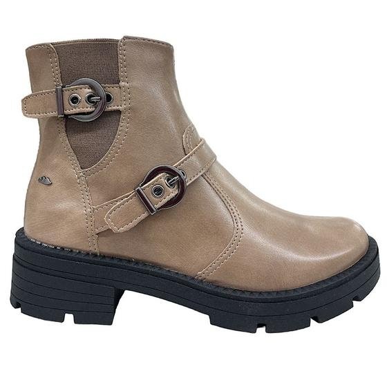 Bota Feminina Biker Dakota Cano Curto Com Fivelas G9631