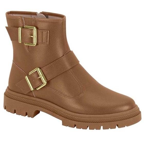 Bota Feminina Biker Napa Caramelo Moleca 5344.106