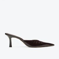 Mule Vicenza Olivia Marrom Preto