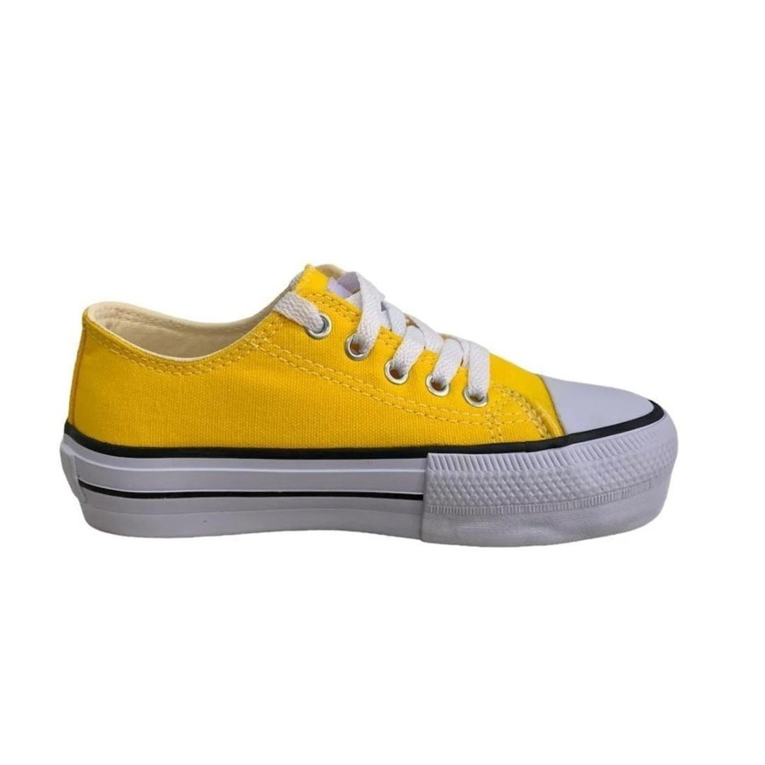 Tênis Infantil Menina World Colors Plataforma Amarelo - Amarelo