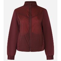 Jaqueta Corta Vento Esportiva com Fio Refletivo Bordô