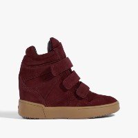 Tenis Sneaker 95 Cano alto Camurça Vinho