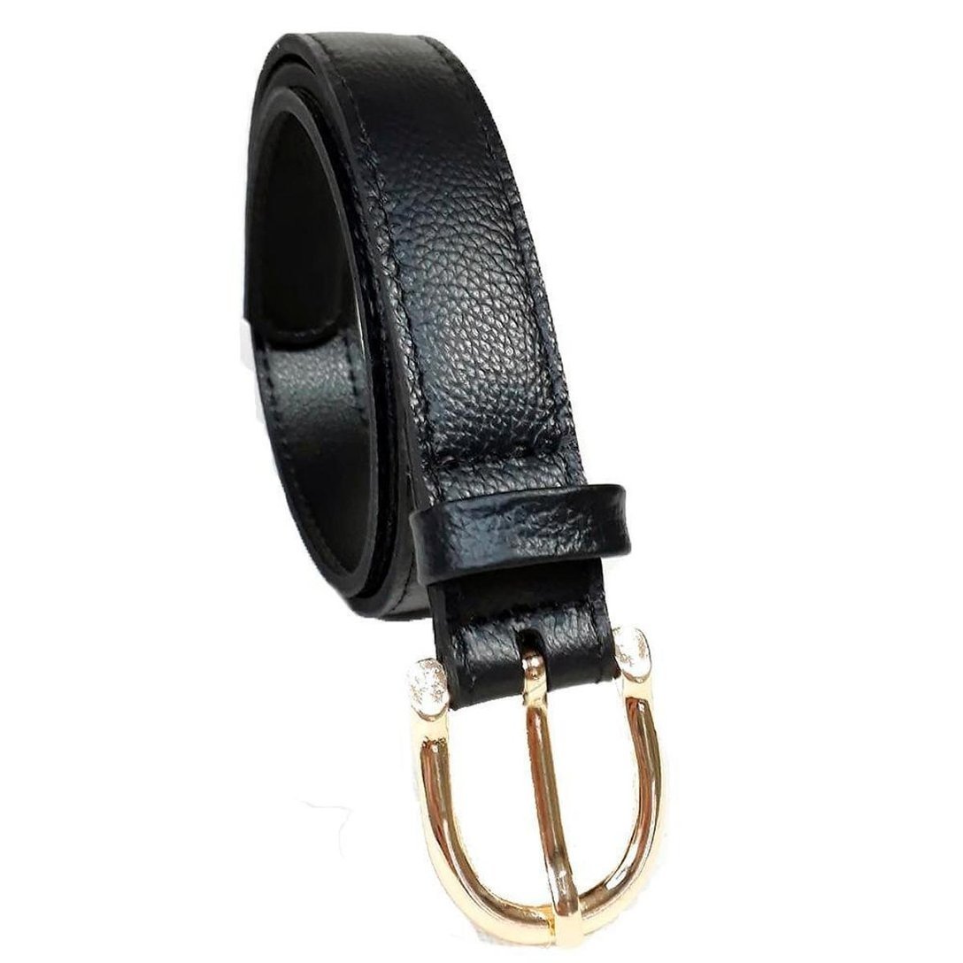 Cinto Feminino em Couro Razaa - Preto