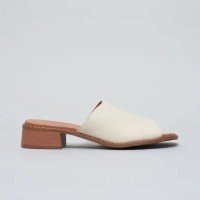 Salto Medio Mule - Offwhite - Soulier