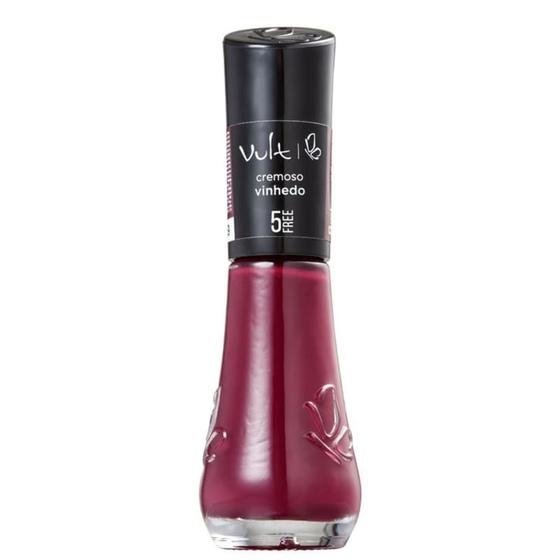 Esmalte Cremoso Vinho Vinhedo 5Free 8ml Vult
