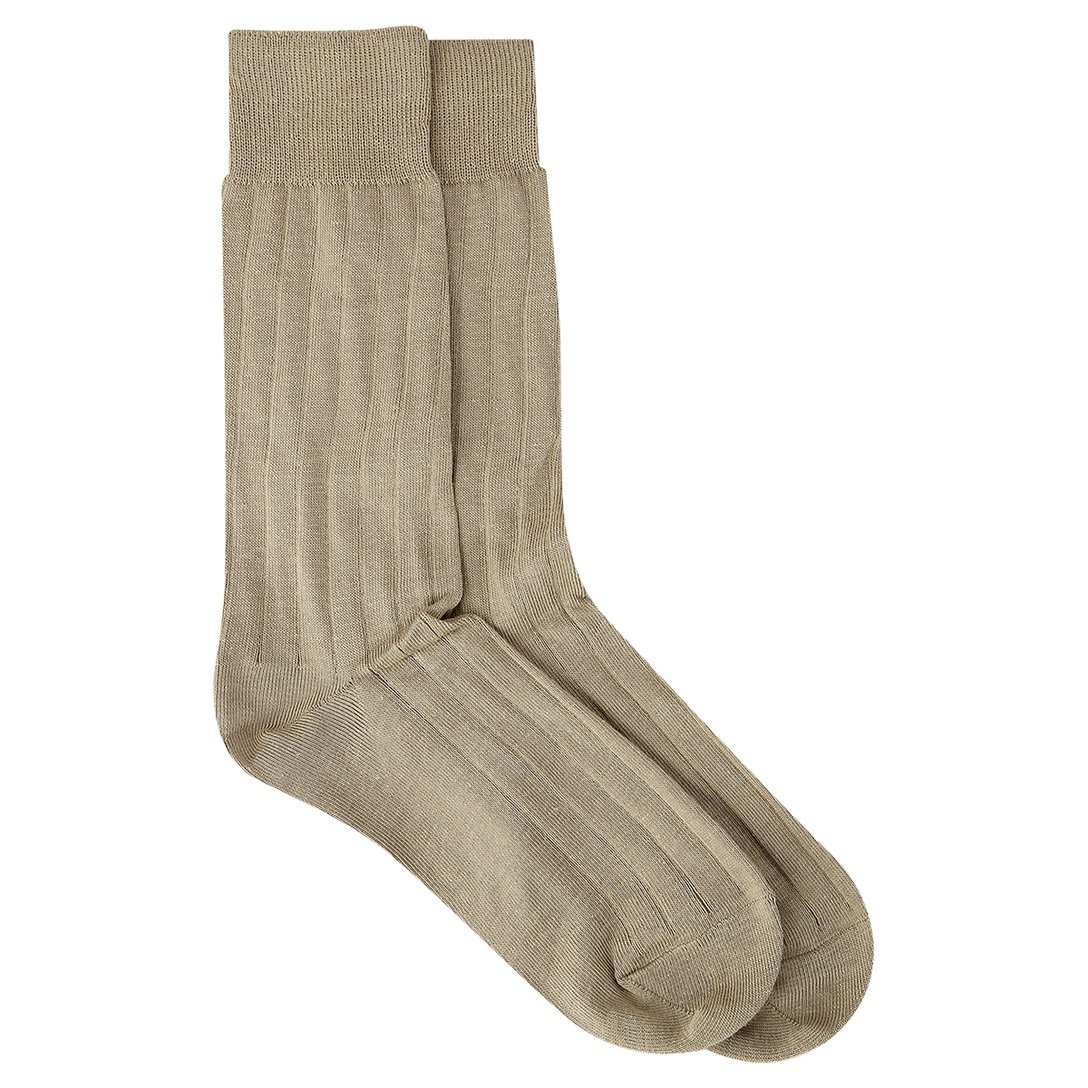 Meia Social Mash Canelada - Bege