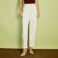 Calça Jeans Baloon Casulo Saúva Off White
