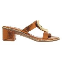 Tamanco Mule Feminino Beira Rio Conforto Salto Grosso Médio