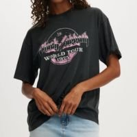 Camiseta - The Lcn Music Boxy Graphic Tee