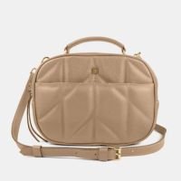 Bolsa Gioh em Couro Bege