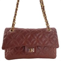 Bolsas Femininas Couro Legitimo Alça Corrente Matelasse Luxo