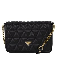 Bolsa classe couro crossbody feminina