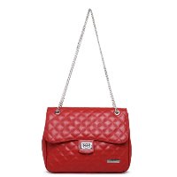 Bolsa Matelassê Feminina Couro