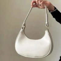 Bolsa De Ombro E De Mão Feminina Meia Lua Canoa