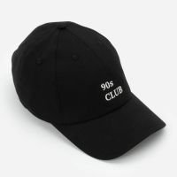Boné em Algodão com Bordado 90s Club Preto
