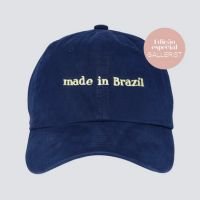 boné dad hat made in Brazil marinho