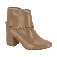 Bota Beira Rio Cano Curto Salto Bloco Gola com spikes