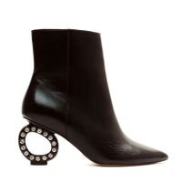 Bota Couro Preto Cano Curto Cecconello 2376001-1