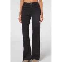 Calça Jeans Wide Leg - Preto