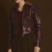 Jaqueta em Verniz Casulo Escorpião Bordô