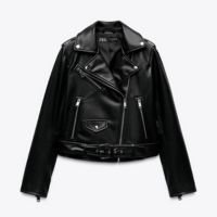 JAQUETA BIKER DE POLIURETANO