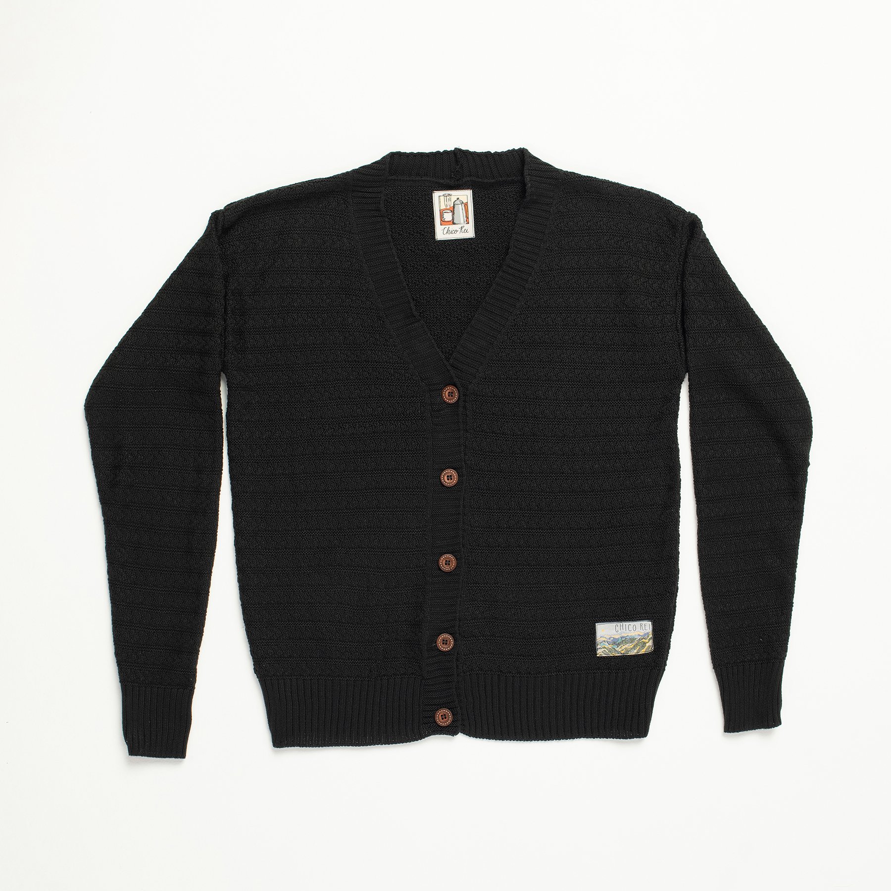 Cardigan de Tricot Preto