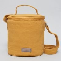 Marmiteira Oval Lona - Mostarda
