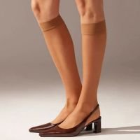 Meia Transparente Fio 8 - Bege