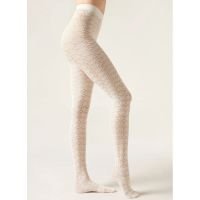 Meia-Calça Opaca Fio 100 Perfurada - Branco