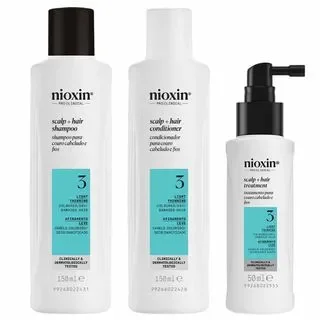Kit Nioxin Sistema 3 de Espessamento para Colorido, Seco, Danificado com Af