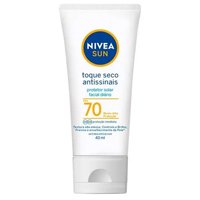 NIVEA Sun Protetor Solar Facial Toque Seco Antissinais Fps70 40ml