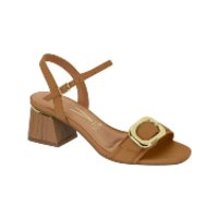 Sandália Feminina Vizzano Salto Bloco Médio