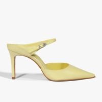Mule Laura Couro Amarelo