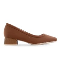 Scarpin Comfortflex Salto Bloco Feminino
