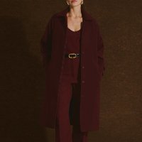 Trench Coat Oversized Casulo Pupa Bordô