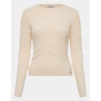 Blusa Ondas em Ponto Links Cru