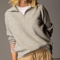 PULLOVER FEMININO EM TRICOT DECOTE V GOLA