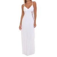 Camisola Longa Com Renda Liganete Sepie 2095 Branco