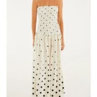 Vestido Sem Manga Poá Degradê