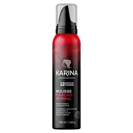 Mousse Karina Fixação Normal 150ml