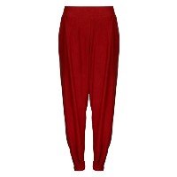 CALÇA FEMININA PREGAS BARRA COM ELÁSTICO