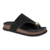 Sandália Feminina Beira Rio Papete Dedo Tamanco Conforto